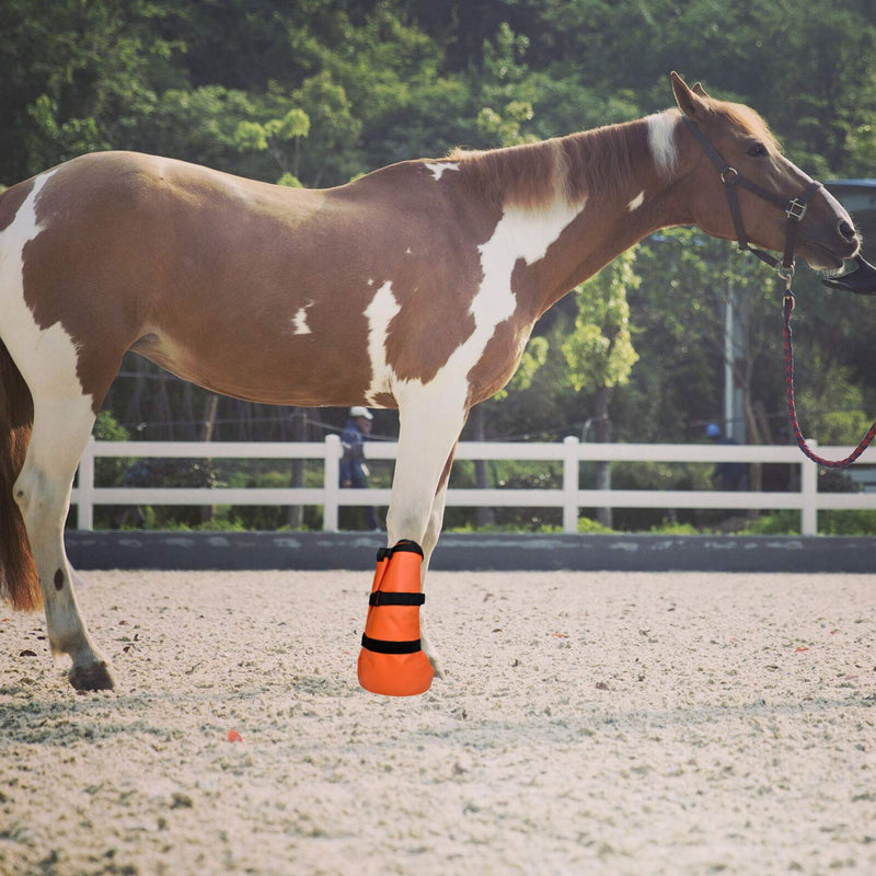 [Australia] - yeezo Horse Soaking Boot Hoof Soaker Bag Horse Wrapped Soak Treatment Bags for Thrush & Bacterial Infection Treating 