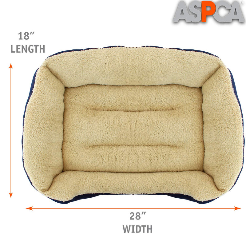 [Australia] - ASPCA Microtech Dog Bed, for Small to Medium Pets Blue 