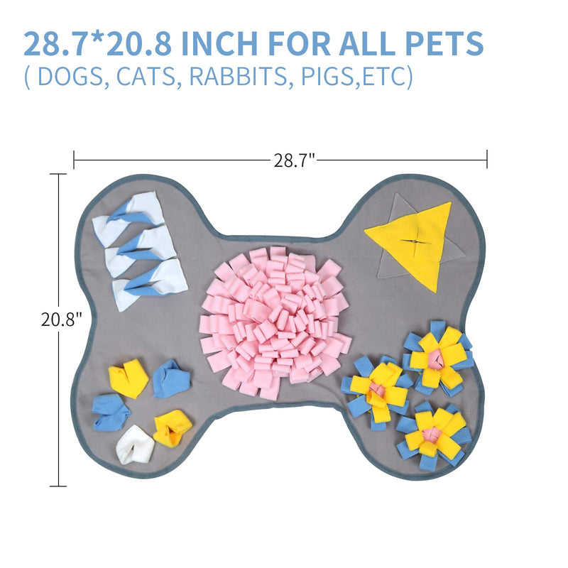 WZ PET Snuffle Mat for Dogs,Nosework Feeding Mat Machine Washable,Dog Snuffle Mat Foraging Activity Mat for Stress and Anxiety Relief - PawsPlanet Australia