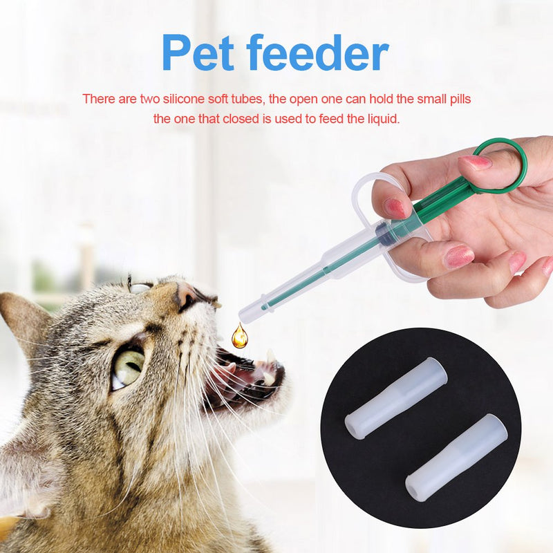 YOUTHINK Pet Pill Dispenser Cat Pill Shooter Poppe, Round-Headed Pet Piller Gun Medical Feeder Tool for Small Animal - PawsPlanet Australia