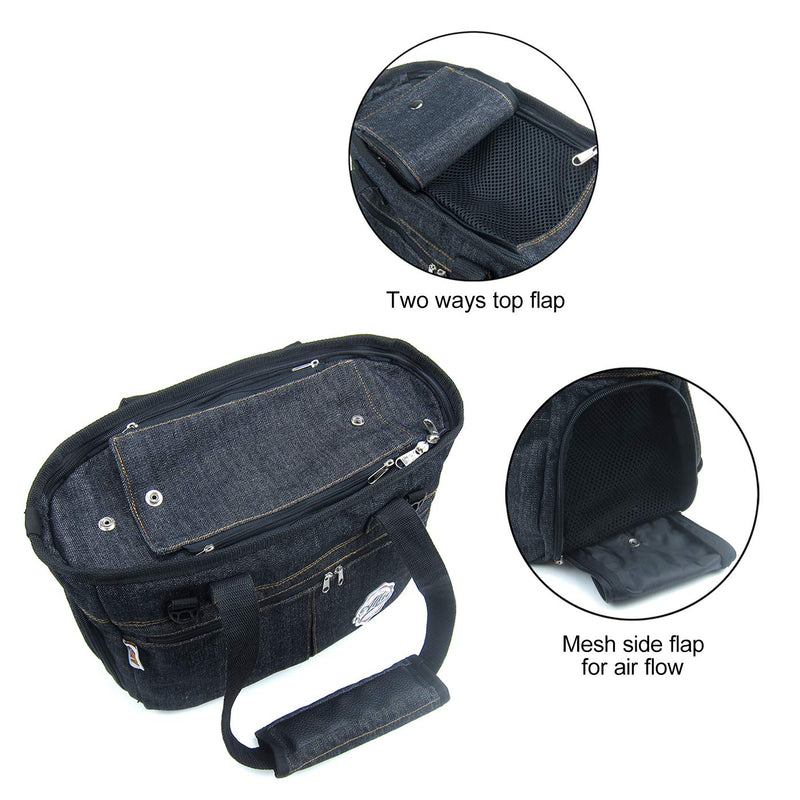 [Australia] - Alfie Pet - Gabriel Pet Carrier - Color: Black Denim 