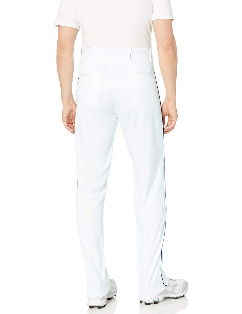 [Australia] - Rawlings Mens Launch Piped Baseball Pants White/Black Medium 