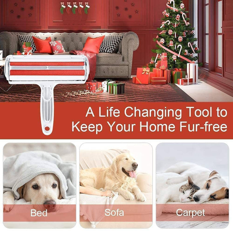 Hathcack Pet Hair Remover Lint Roller - Portable Cat Hair Remover for Dog Hair & Cat Hair | Lint roller animal hair for clothes | Sofa | Bed | Carpet - PawsPlanet Australia