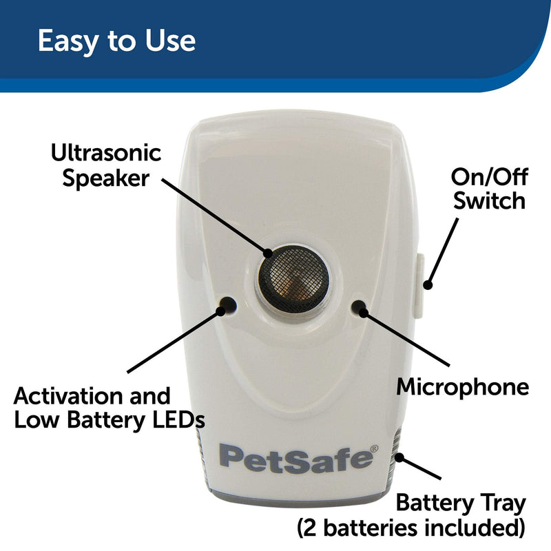 PetSafe Ultrasonic Indoor Bark Control, Anti-Bark, Automatic, Training - PawsPlanet Australia