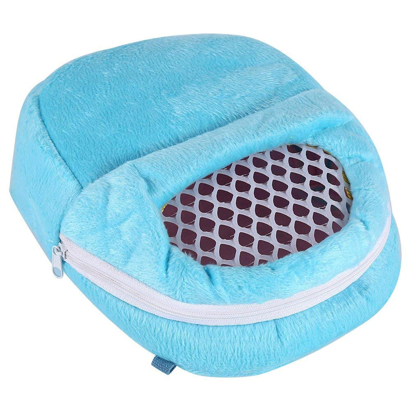 [Australia] - Yosoo Portable African Hedgehog Hamster Breathable Pet Dog Carrier Bags Handbags Puppy Cat Travel Backpack S White Mesh - Blue 