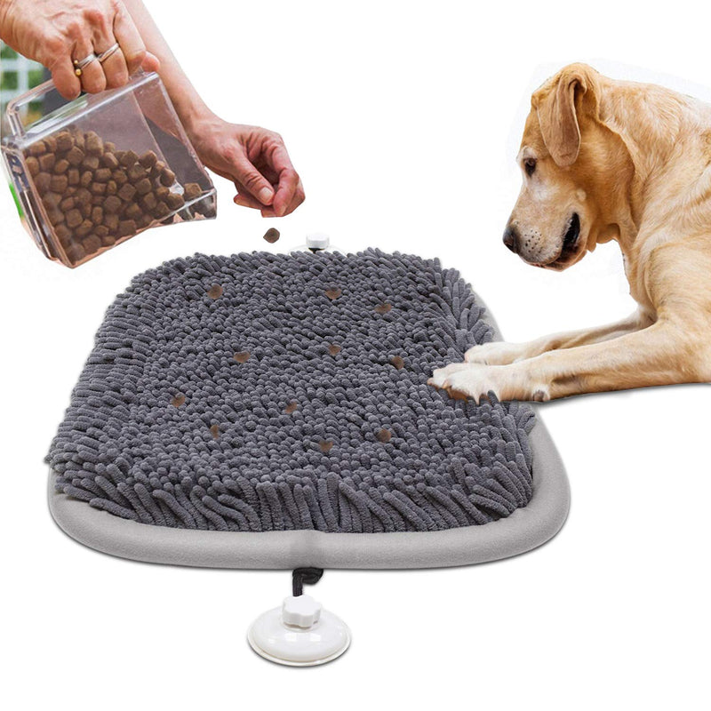 Britimes Dog Snuffle Mat, Pet Nosework Feeding Interactive Toys, Encourages Natural Foraging Skills, Dog Treat Dispenser Stress Relief Slow Eating Mat for Boredom - PawsPlanet Australia