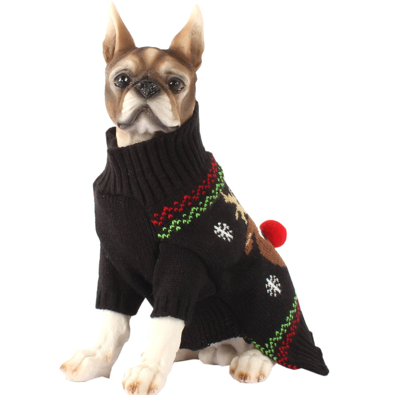 [Australia] - HAPEE Dog Sweaters for Christmas Santa Pet Cat Clothes,Dog Accessories, Dog Apparel X-Small A2-Red Nose 