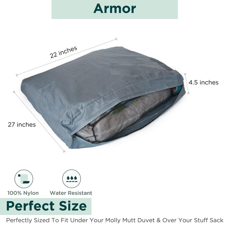 molly mutt Armor - Water Resistant Nylon Dog Bed Inner Liner Small - PawsPlanet Australia