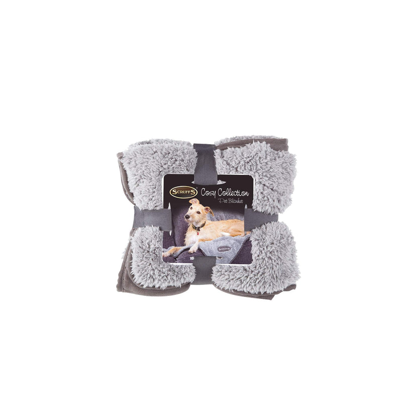 Scruffs Cosy Blanket Grey 110x75cm - PawsPlanet Australia