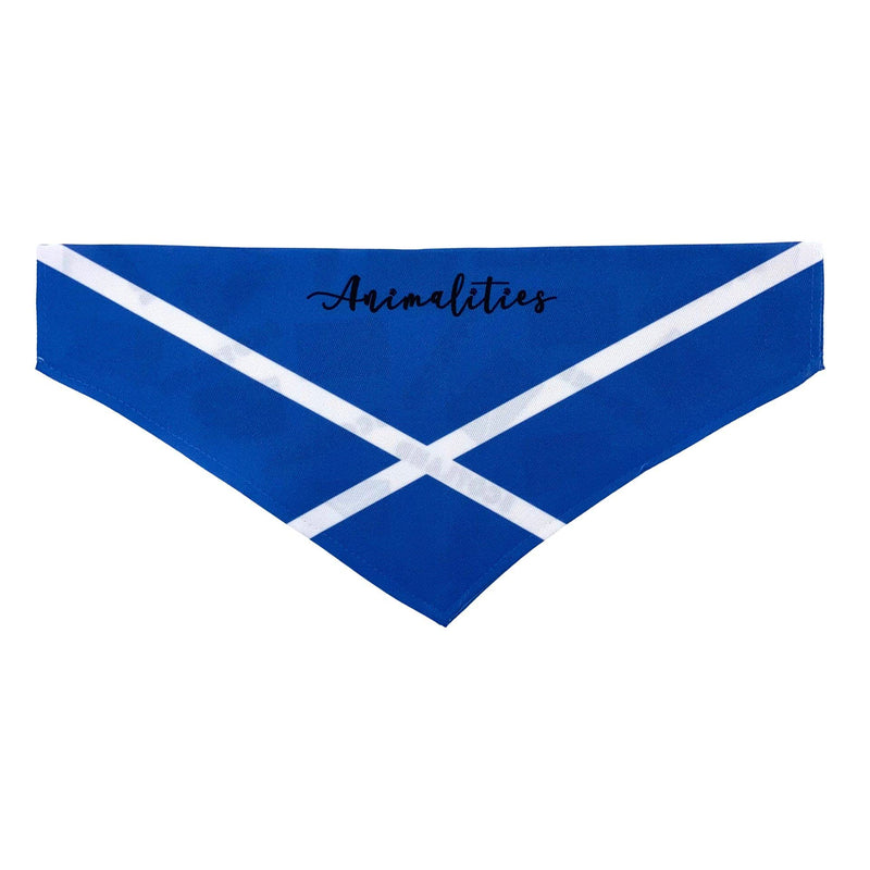 Scottish Flag Double Sided Slip-On Pet Bandana for Dogs, Cats and Rabbits Scottish Flag S - PawsPlanet Australia