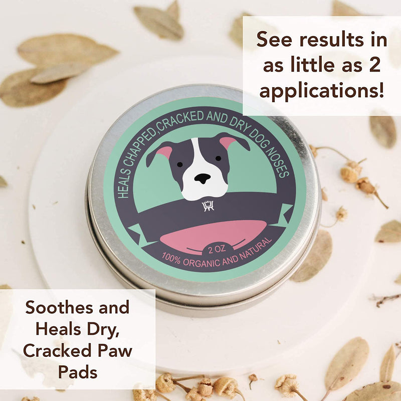 JJW Dog Paw Balm, Paw Soother, Dog Nose Balm, Natural and Organic Dog Paw Wax(2.1 Oz) - All Season Pet Paw Protection Against Heat, Sand, Hot Pavement, Dirt, Snow for Dogs, Cats Dog Paw Soother-A - PawsPlanet Australia