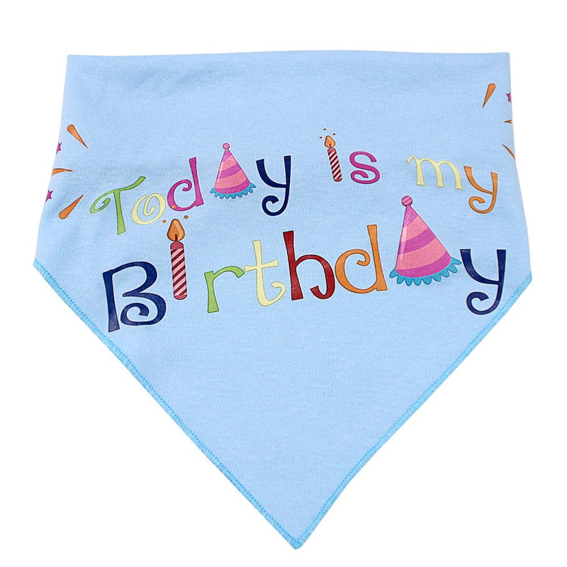 [Australia] - Dog Birthday Bandana with Birthday Candle Headband - Pet Birthday Gift Decorations Set, Soft Scarf & Adorable Hat for Party Accessory Boy 