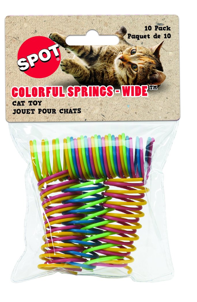 SPOT Ethical Products Ethical Wide Colorful Springs Cat Toy Multi - PawsPlanet Australia