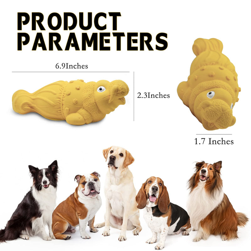 Puppy Chew Toys for Teething,Squeaky Dog Toys,Dog Toys for Large Dogs Aggressive Chewers,Tough Dog Toys with Milk Flavored, Durable Dog ToysÔºåIndestructible Dental Chews Toy with Rubber Giraffe-01 - PawsPlanet Australia