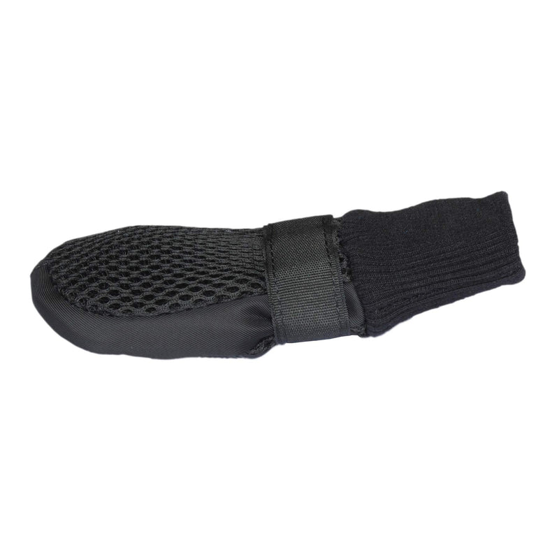 [Australia] - Dog Shoes Boots with Mesh Nonslip Rubber Soles to Protect Hardwood Floor and Prevent Scratching Licking Size XL Inner Sole: 3.4"x2.9" Black 