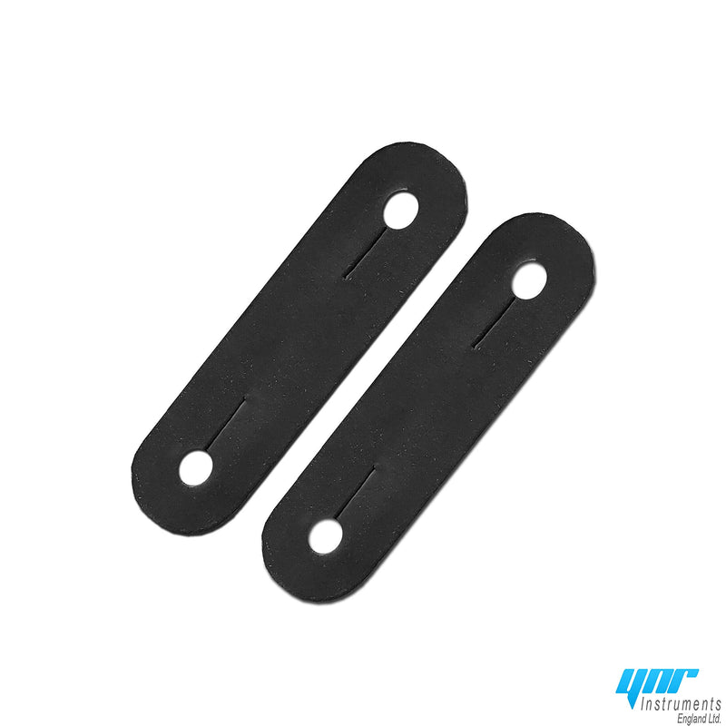 BLACK PEACOCK SAFETY IRONS STIRRUPS RUBBER RINGS & LEATHER CLIPS TABS REPLACEMENT 1 PAIR - PawsPlanet Australia