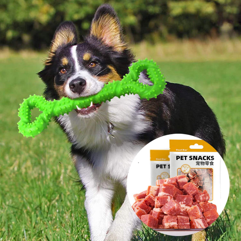 Dog Toys for Large Dogs Interactive Dog Chew Toys with Pull Band Aggressive Chewers Dog Toy Dog Bone Dog Training Great Gift for Dogs - PawsPlanet Australia