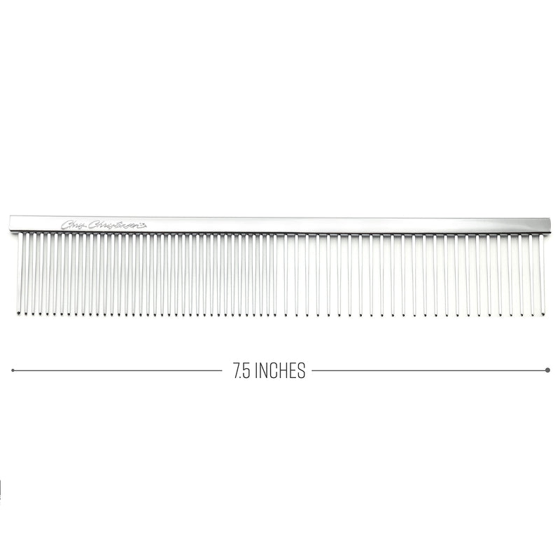 Chris Christensen Butter Comb Metallic 7.5 Inch Fine/Coarse - PawsPlanet Australia