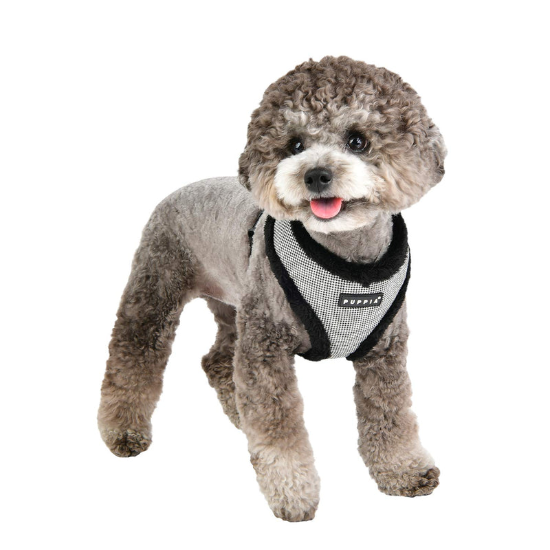 Puppia Puppytooth Harness Black M Harness for Dogs - 60 g - PawsPlanet Australia