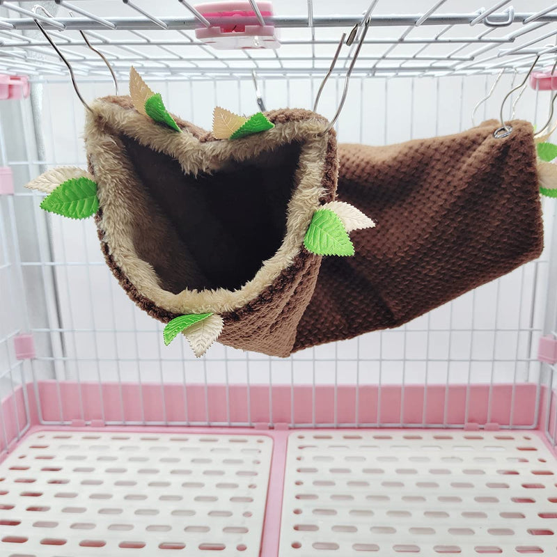 LEFTSTARER Guinea Pig Ferret Rat Hammock Toy Small Animal Cage Accessories Hideout Tunnel & Bunkbed Hammock for Rat Ferret Guinea Pig Hamster Sugar Glider Chinchilla - PawsPlanet Australia