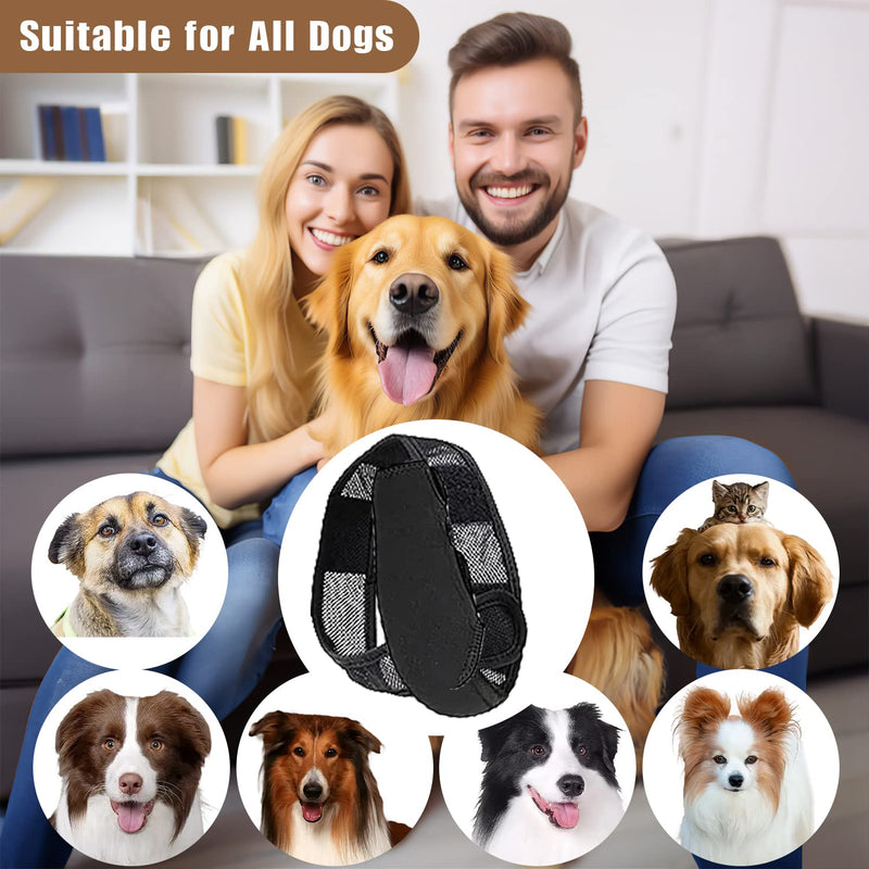 Lineiss Dog Knee Brace Dog Acl Leg Brace Dog Knee Brace for Torn Acl Hind Leg Dog Knee Brace for Luxating Patella Dog Hip Support Brace Adjustable Rear Leg Braces for Dogs Pet Knee Brace Black L - PawsPlanet Australia