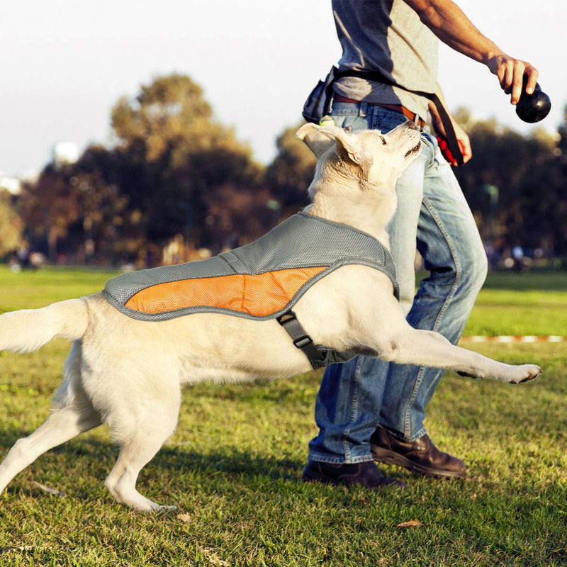 POPETPOP Dog Cooling Vest - Reflective Dog Cooling Coat with Adjustable Side Straps, Pet Cooler Jacket(Size S) - PawsPlanet Australia