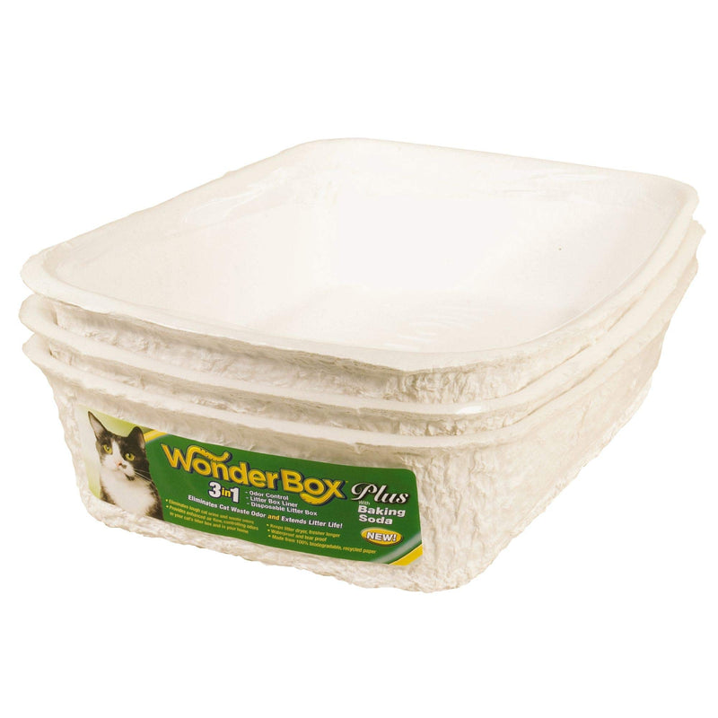Kitty's WonderBox Disposable Litter Box, Medium 3-Count - PawsPlanet Australia