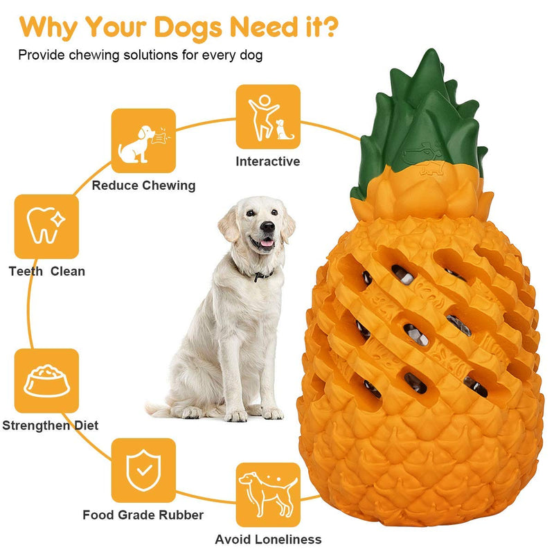 [Australia] - Fairwin Ultra-Durable Dog Toys for Aggressive Chewer - Lifetime Replacement Guarantee - Indestructible Bite-Resistant Tough Chew Toys for Boredom Medium Large Dogs, Food Grade Non-Toxic Teething Toy 