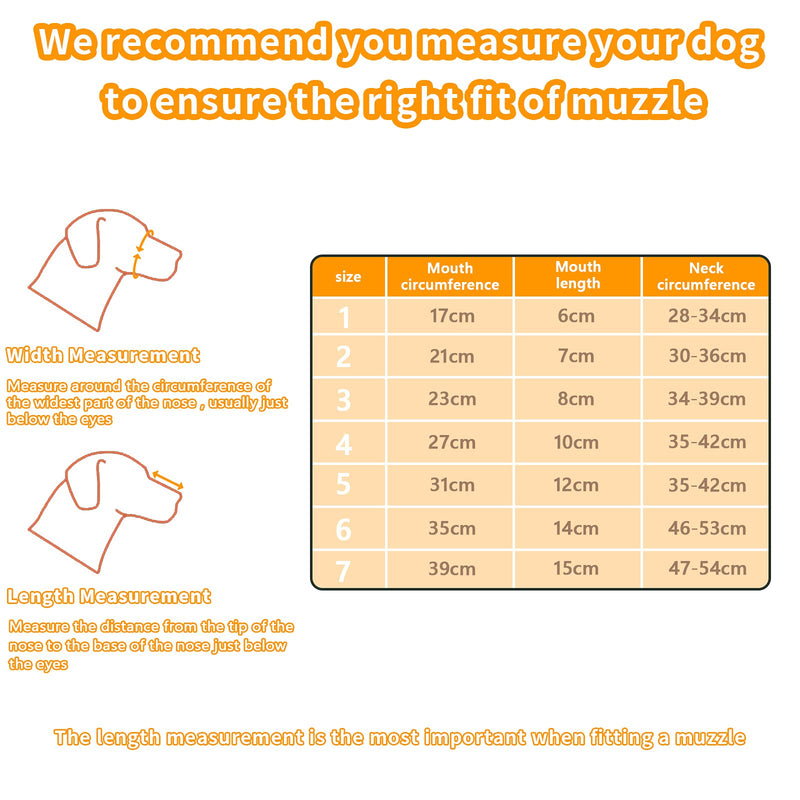 HUI JIN Plastic Basket Muzzle Adjustable Dog Muzzle for Small Medium Large Dogs,Light Khaki,Pack of 7 color-1 - PawsPlanet Australia