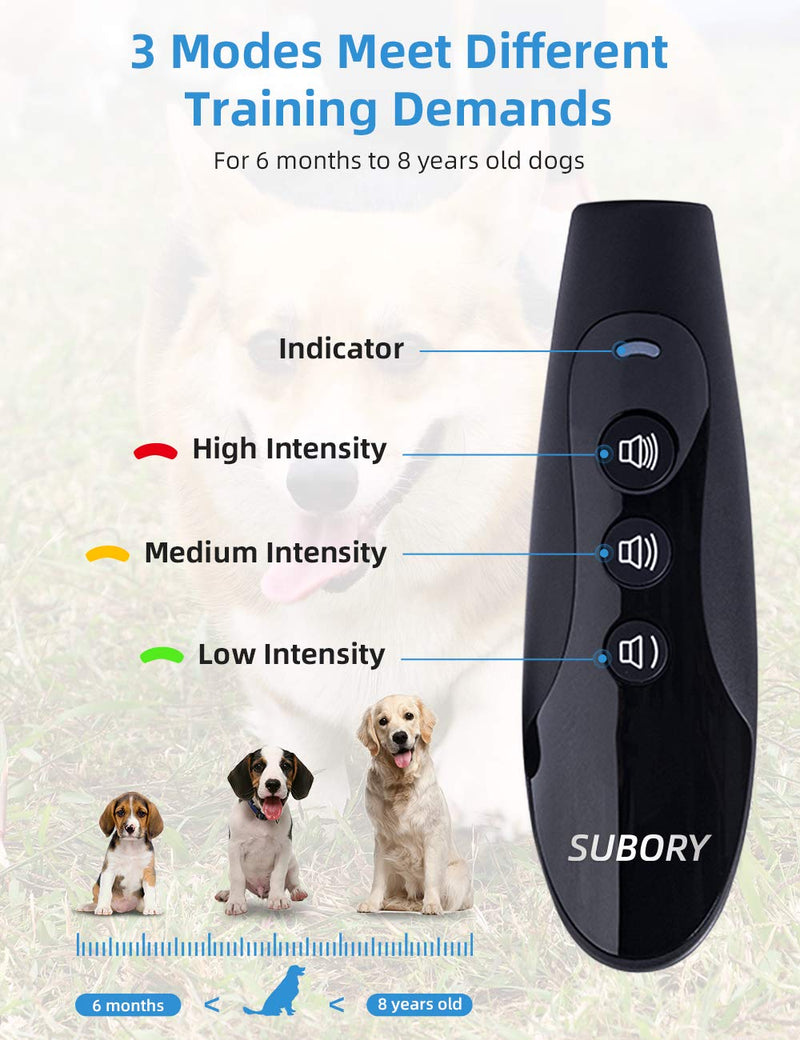 Dog Barking Deterrent Devices, Ultrasonic Barking Control Device, USB Rechargeable 2-in-1 Device with 3 Adjustable Frequency, Unique Keypad Lock, Dog Barking & Training Aid Control Range of 16.4 Ft - PawsPlanet Australia