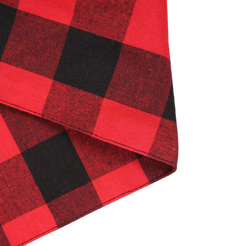 [Australia] - Lamphyface 2Pcs Dog Bandana Christmas Pet Triangle Scarf Plaid Accessories Bibs for Dog Cat Small 