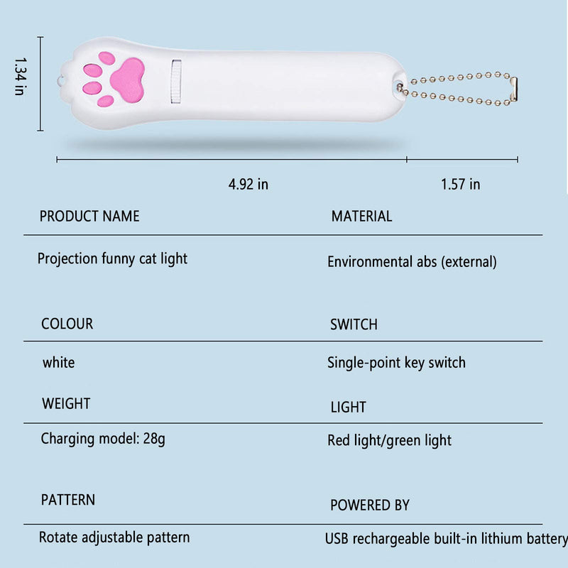 Cat Toys for Indoor Cats Kitten Dogs Catch Interactive LED projecter Pointer green - PawsPlanet Australia