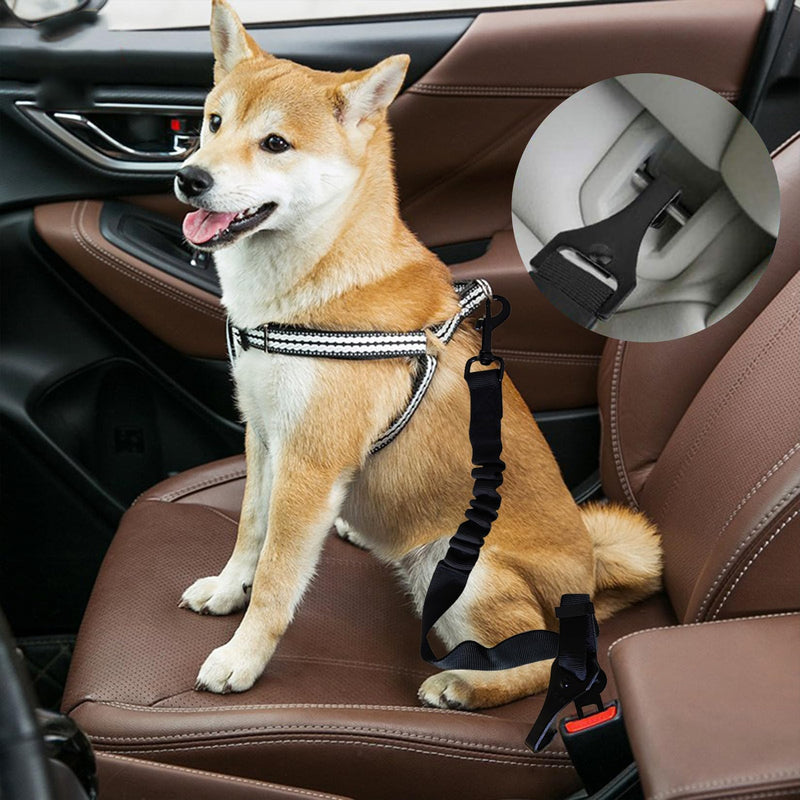 Idota dog seat belt car, shock absorber dog, seat belt dog car, elasticity of the elastic belt for pets, adjustable pull rope for pets - PawsPlanet Australia