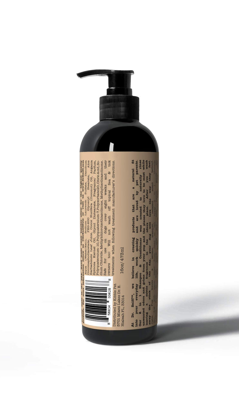 [Australia] - 2-in-1 Dog Shampoo & Conditioner by Dr. Sniff | Small Batch & Made by Hand in the USA with Organic Ingredients | Cruelty-Free, Paraben-Free, SLS-Free | 16oz Calm Pup 