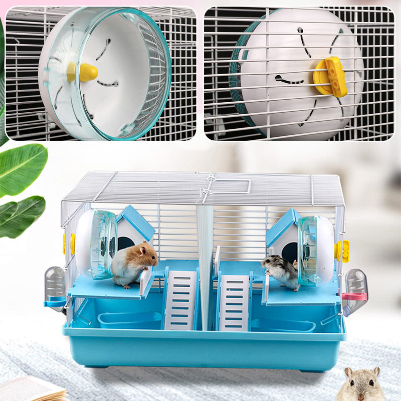 tuleboln 17.5cm (6.9 Inches) Silent Hamster Exercise Wheel Pets Running Sports Jogging Wheel Silent Large Spinner Exercise Running Wheel for Hamsters, Gerbils, Mice or Other Small Animals - PawsPlanet Australia