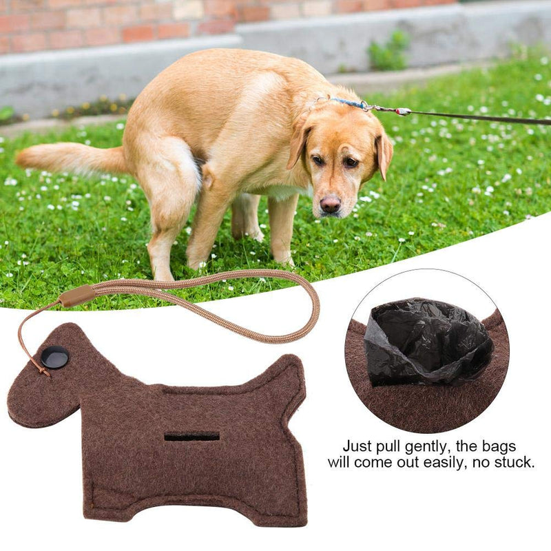 [Australia] - Dog Poop Bag Holder, Cartoon Shape Pet Waste Bag Collector Portable Unbreakable Puppy Poop Bags Dispenser Dog 