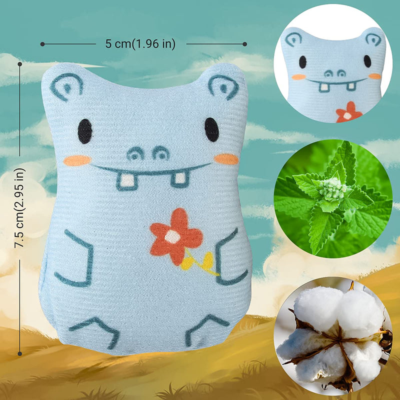 piece cat toy set, cat toy set made of cat cushion, valerian cushion toy with catnip, cat toy activity, sweet catnip toy for scratching, playing and chewing B - PawsPlanet Australia