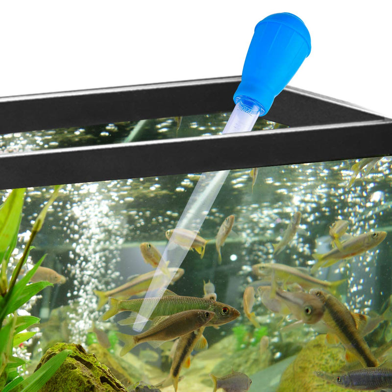 [Australia] - QXUJI Fish Tank Water Changer Aquarium Droppers, Aquarium Clean Pipette Dropper, 11.02 inch Fish Tank Cleaning Waste Remover, Coral Feeder SPS HPS Feeder 