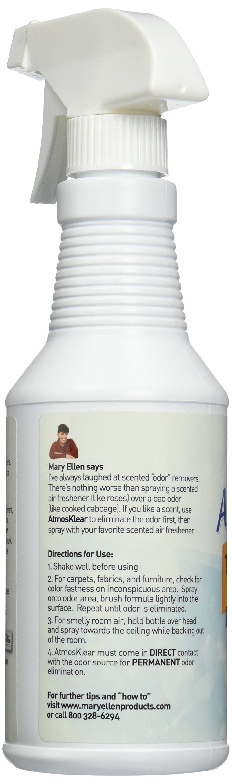 [Australia] - Mary Ellen Products Atmosklear Odor Eliminator, 16-Ounce (30016),Clear 