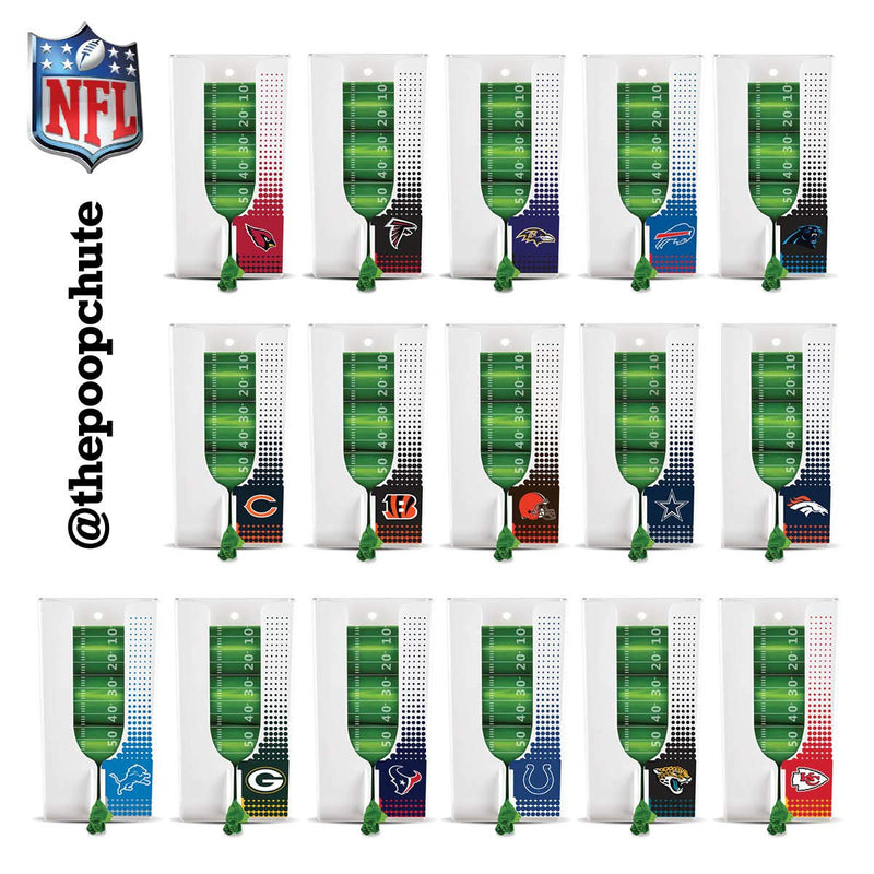 [Australia] - Officially Licensed, Available in all 32 NFL Teams, Pet Waste Bag Organizer & Dispenser with 4 FREE Rolls of Football-Themed, Bio-Based Pet Waste Bags New York Giants 