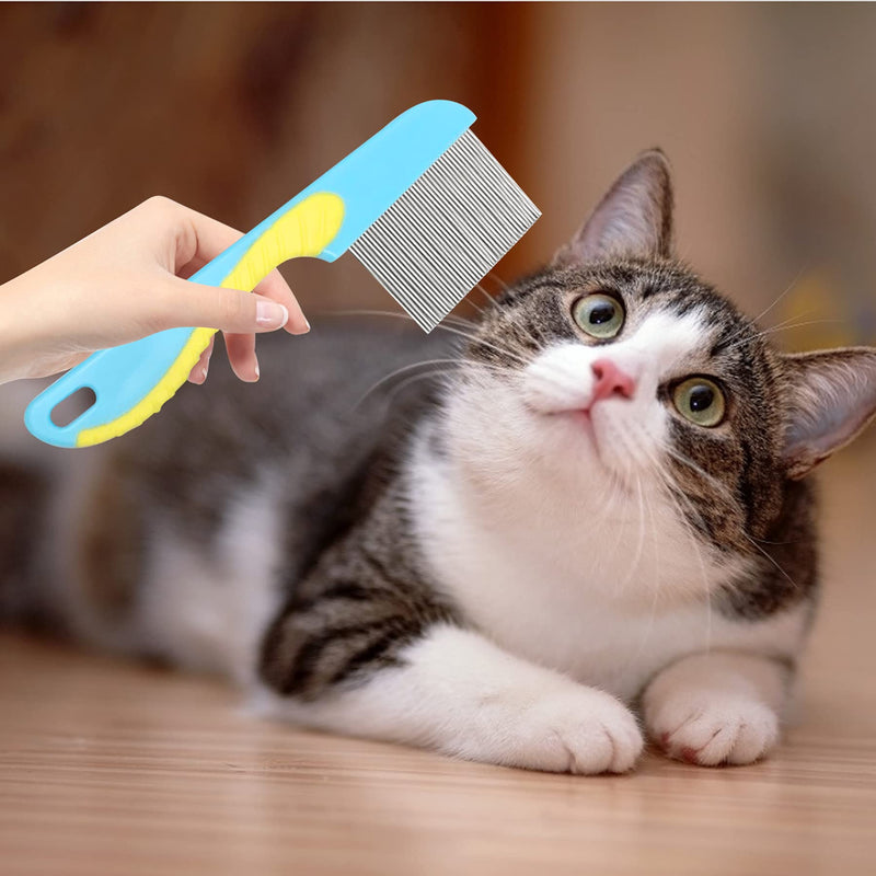 VidFair Tick Remover Set (7 Pcs), 3 Tick Hooks, 1 Tick Removal Tweezer Pen, 2 Flea Combs, 1 Double-sided Flea Comb, Tick Remover Kit for Dogs Cats Pets Human - PawsPlanet Australia