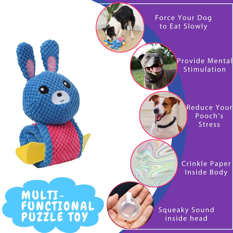 Cdipesp Hide and Seek Dog Snuffle Mat Toys Squeaky Dog Teething Chew Toys Dog Enrichment Treat Puzzle Toys for Small Medium Dogs Interactive Dog Toys for Boredom Mental Stimulation - PawsPlanet Australia