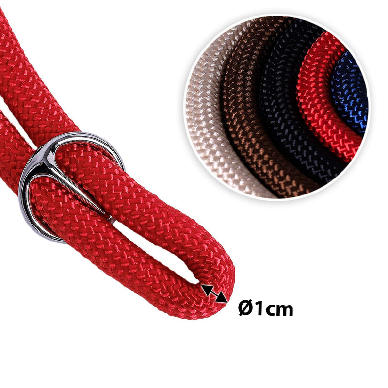 dibea Dog Collar Retriever Collar Dressage Collar Red Length 65 cm Diameter 1 cm 65 cm Länge, 1 cm Dicke - PawsPlanet Australia