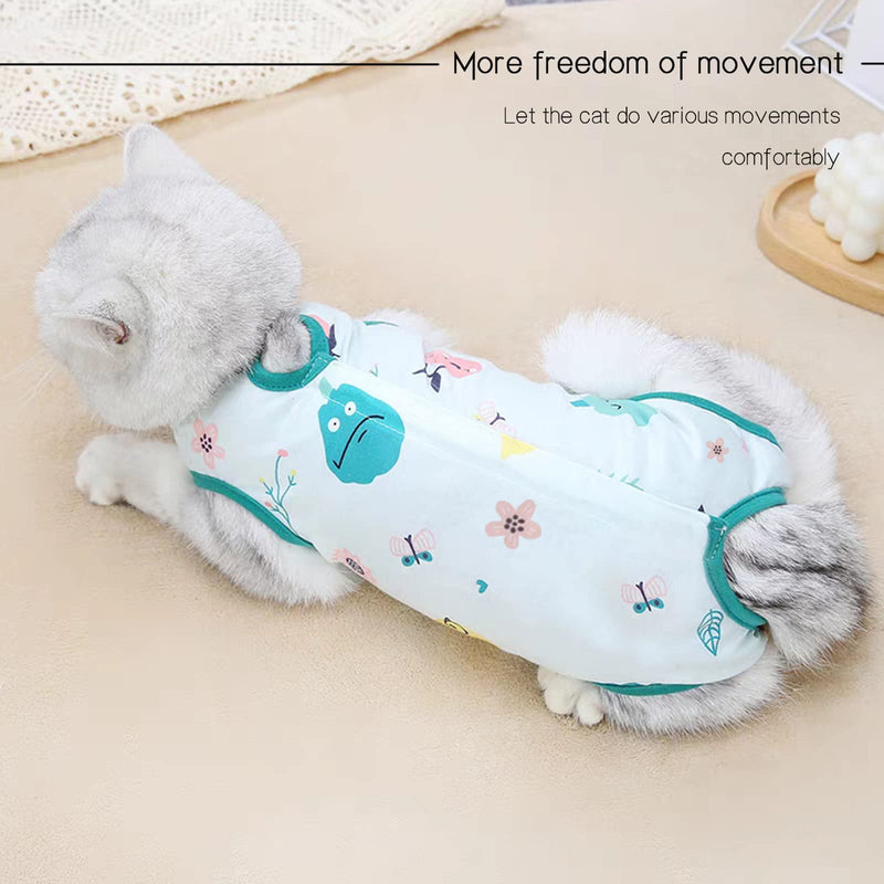 3 Pieces Cat Surgery Recovery Suit, Cat Onesie After Surgery Anti Licking Wounds for Cats, Cat Recovery Suit Cat Outfit E-Collar Alternative for Cats, Cat Spay Recovery Suit Female(M) M - PawsPlanet Australia