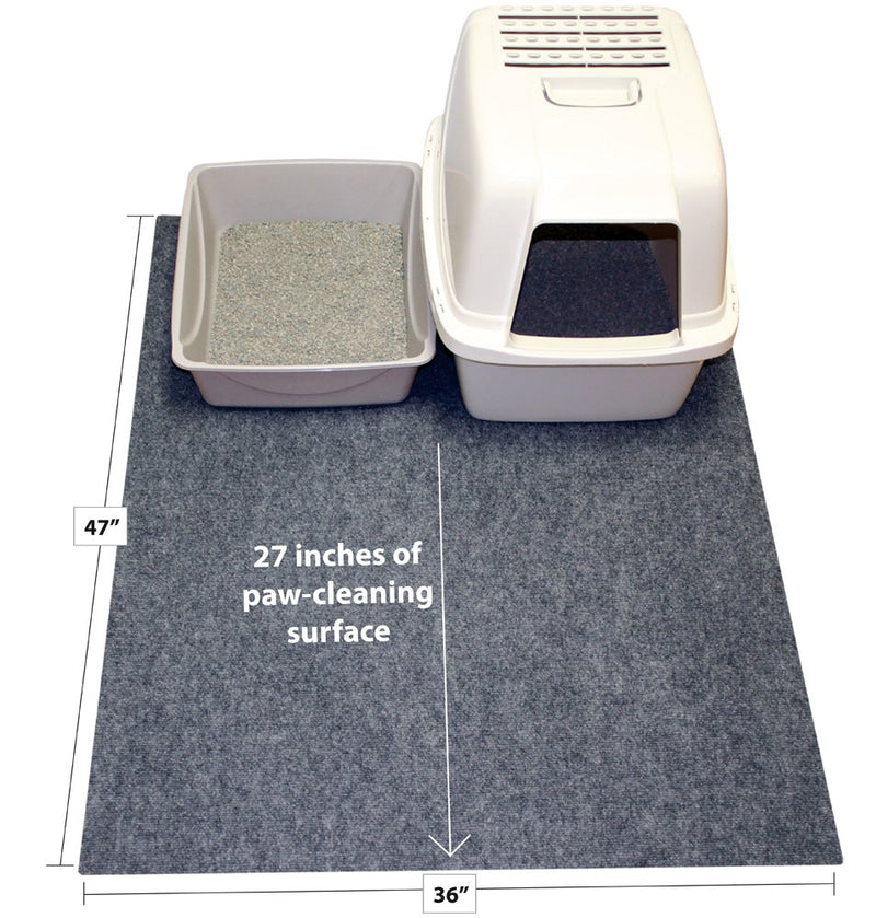 [Australia] - Drymate Cat Litter Mat, 100% Phthalate Free and BPA Free – Safe Kitty Litter Mats – Reduces Litter Tracking, Soft Material for Paws (Machine Washable) Jumbo 