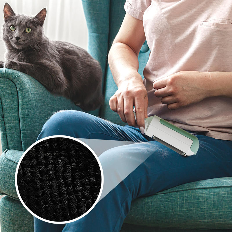 Redamancy Lint Roller, Reusable Lint Roller, Pet Hair Removal for Cat Hair and Dog Hair, for Sofa, Car, Bed, Clothes (White) - PawsPlanet Australia