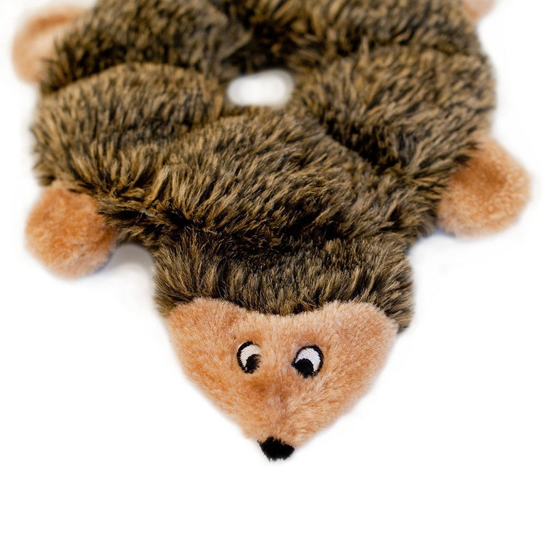 [Australia] - ZippyPaws - Loopy Hedgehog No Stuffing Squeaky Plush Dog Toy - for Small and Medium Dogs 