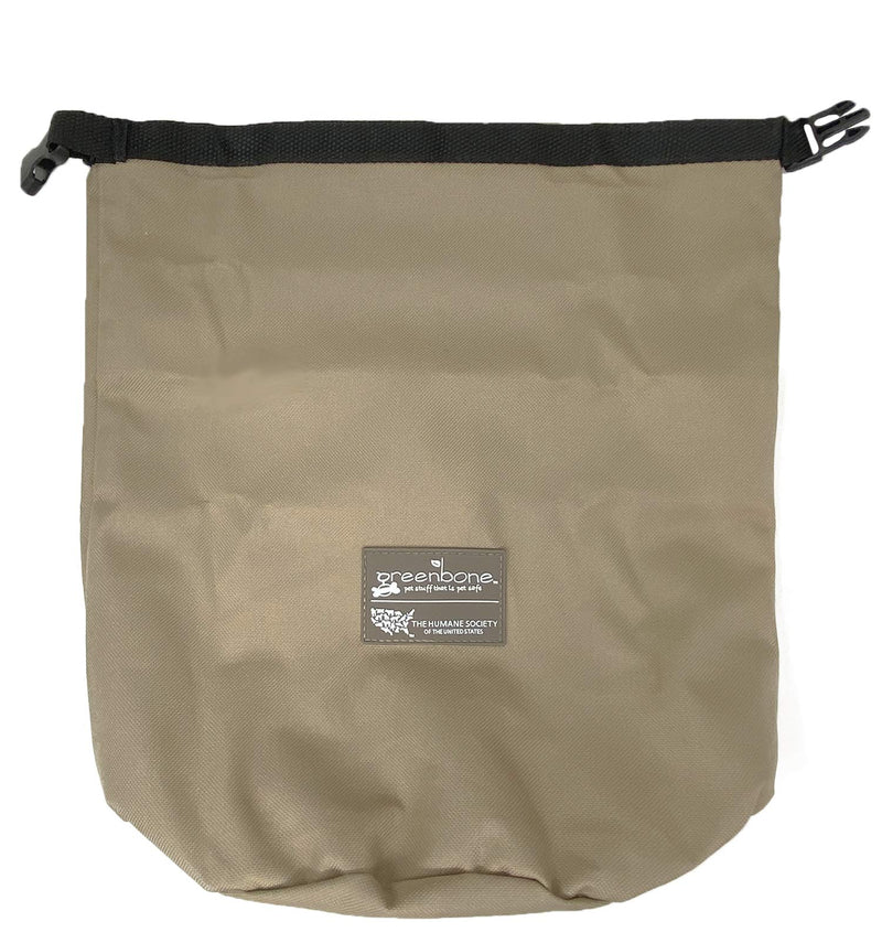 [Australia] - The Humane Society Nylon Self Folding Travel Food Bag Green 