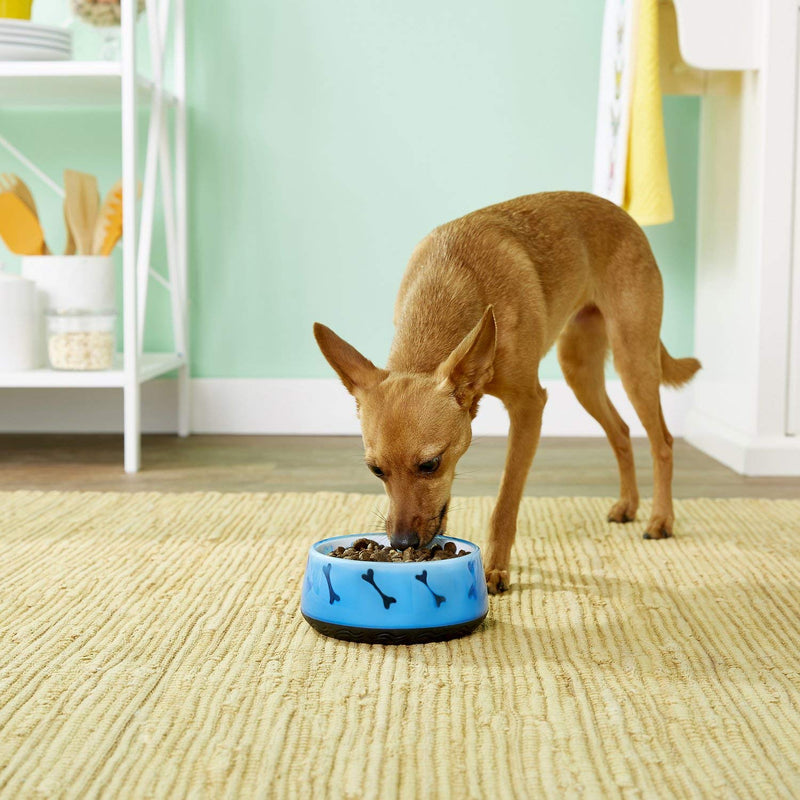 [Australia] - Dogit Dog Bowl for Food and Water, BPA-Free Non-Skid Bottom, Blue 