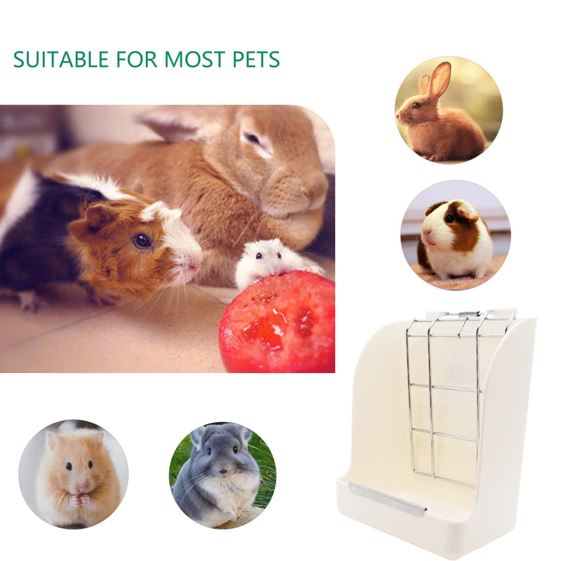 2 Pack Guinea Pig Hay Feeder Durable Plastic for Chinchilla Rabbit Pet Cage - Vertical Hay Feeder Minimize Waste and Mess by Sikawai - PawsPlanet Australia